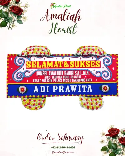 Karangan Bunga Ucapan Selamat di Patihan