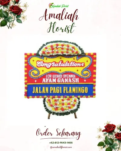Bunga Papan Congratulation di Patihan